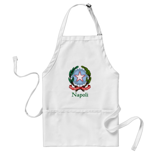 Napoli Republic of Italy Adult Apron (Front)