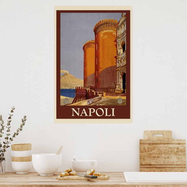 Napoli Vintage Travel  Poster (Kitchen)
