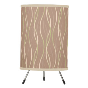 Napolitano Macchiato Pistachio Ribbons and shadow. Tripod Lamp