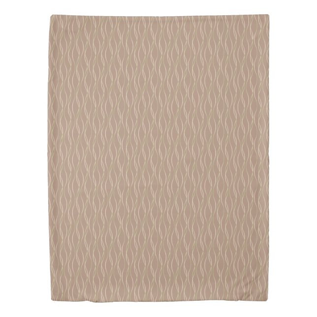Napolitano Macchiato Pistachio Ribbons. Duvet Cover (Front)