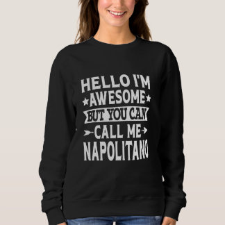Napolitano Surname Napolitano Family Last Name Nap Sweatshirt