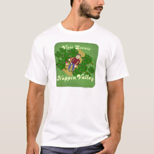 Nappin Valley Cheeky Napa Travel Cartoon T-Shirt