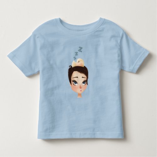 Napping Birdie on a Pixie Toddler T_shirt