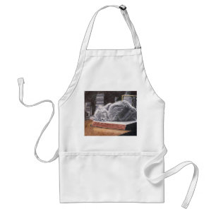 Napping Cat Adult Apron