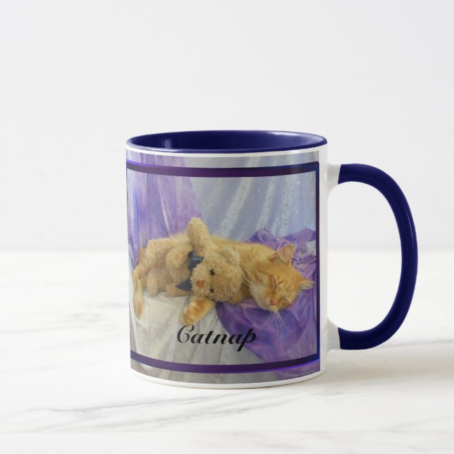 Napping Cat Mug (Right)