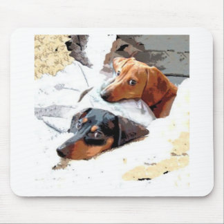Napping Dogs Mouse Pad