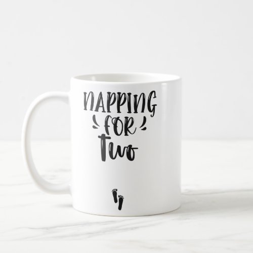 Napping For Two Funny Pregnancy Anniversary Couple Coffee Mug