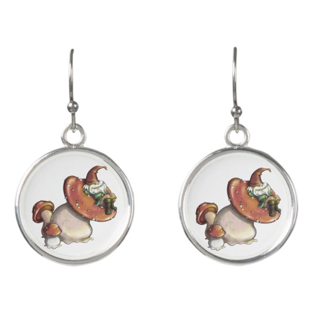 Napping Gnome Earrings (Front)