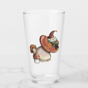 Napping Gnome Glass