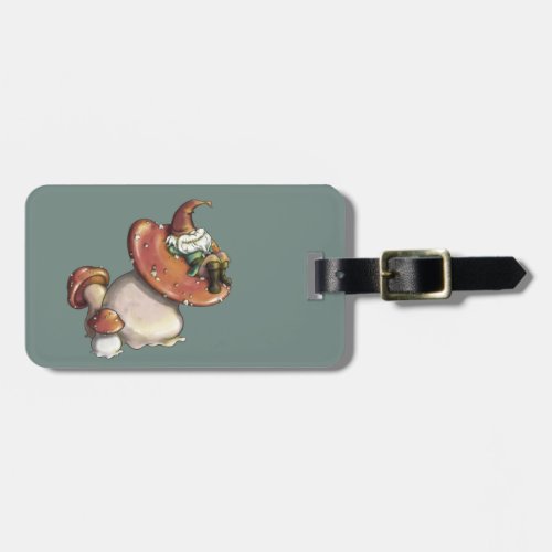 Napping Gnome Luggage Tag