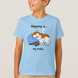 napping is... my cardio... sleeping nap T-Shirt