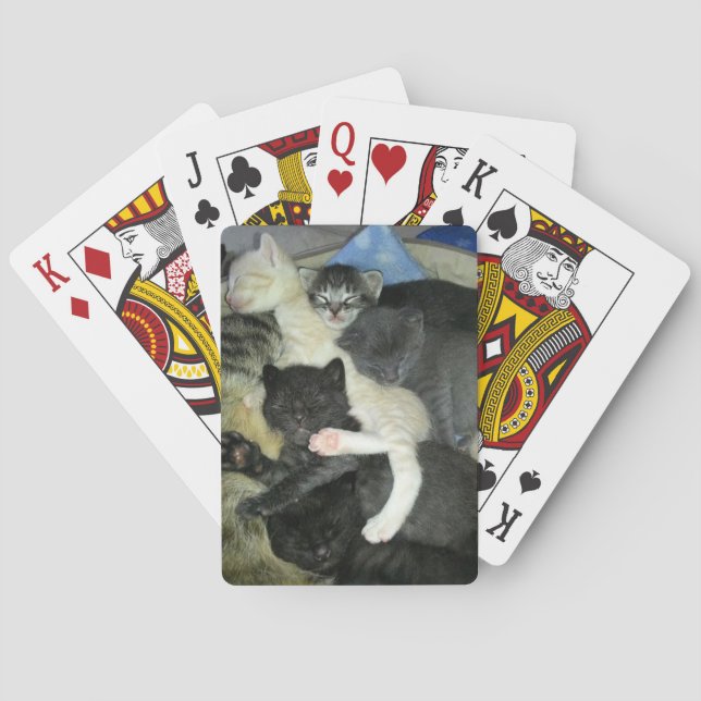 Napping Kittens Playing Cards, Standard Deck Poker Cards (Back)