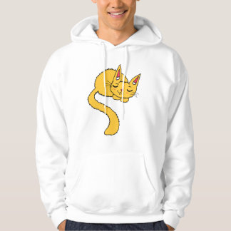 Napping Orange Cat Hoodie
