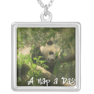 Napping Panda Necklace