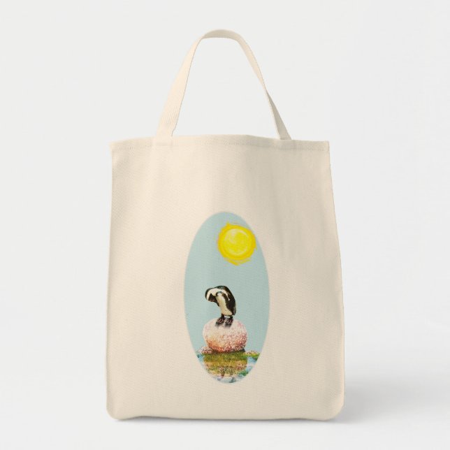 Napping Penguin in the Sun Tote Bag (Front)