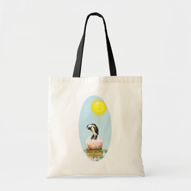 Napping Penguin in the Sun Tote Bag (Front)