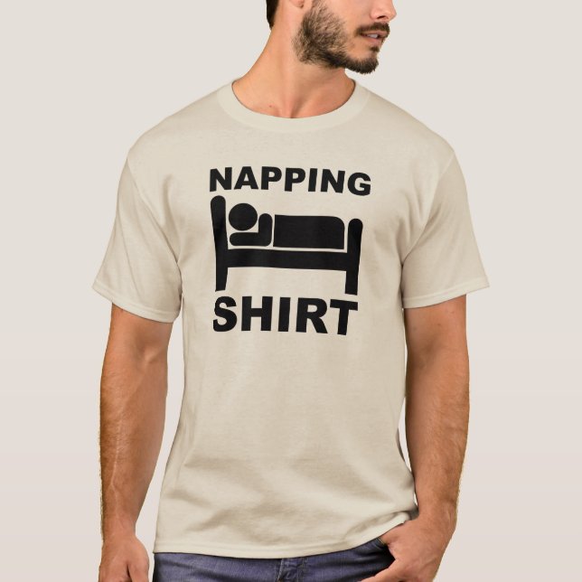 Napping Shirt Funny T-Shirt (Front)