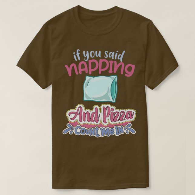 Napping Sleep Dream Sleeping Naps Bed Couch Premiu T-Shirt (Design Front)