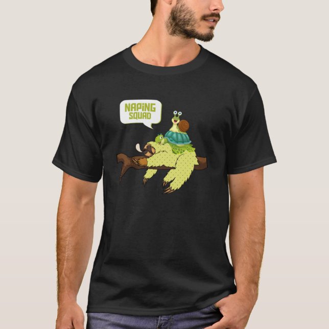 Napping Squad Custom For The Ones They Love Taking T-Shirt (Front)