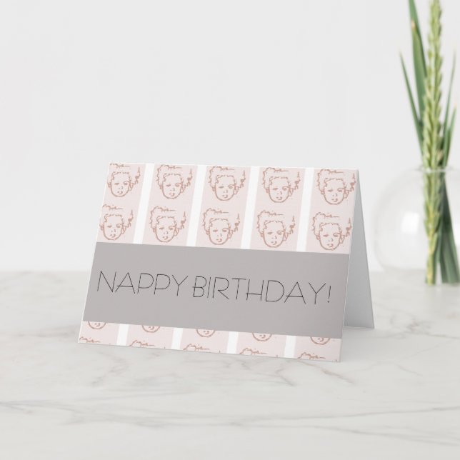 NAPPY BIRTHDAY! CARD (Front)