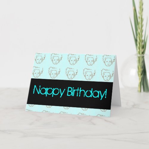 Nappy Birthday Card