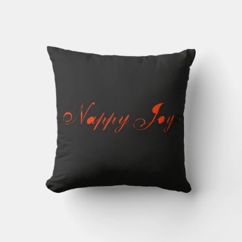 Nappy Joy Throw Pillow by NewNaturalHair at Zazzle