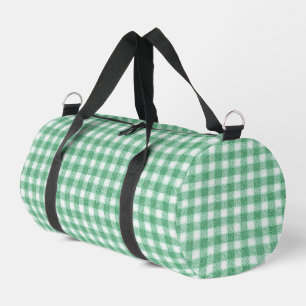 Nappy Mint Green Gingham Duffle Bag