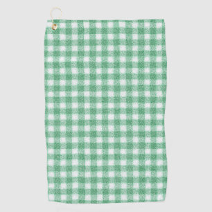 Nappy Mint Green Gingham Golf Towel