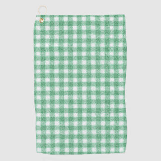 Nappy Mint Green Gingham Golf Towel