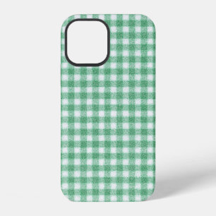 Nappy Mint Green Gingham  iPhone 12 Case