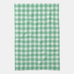 Nappy Mint Green Gingham Kitchen Towel