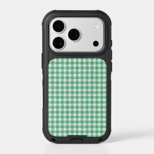 Nappy Mint Green Gingham  iPhone 17 Pro Case