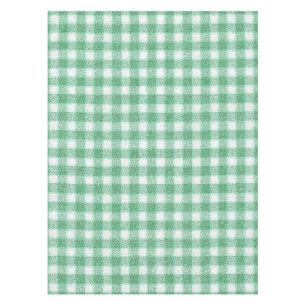Nappy Mint Green Gingham Tablecloth