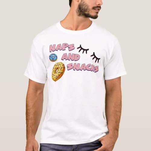 Naps And Snacks Donut Sweet Lover T_Shirt