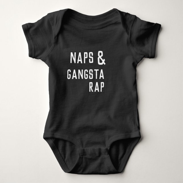 Naps & Gangsta Rap Bodysuit (Front)