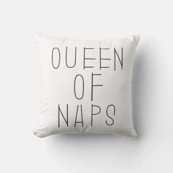 Naps Throw Pillow by LittleBlackSubs at Zazzle