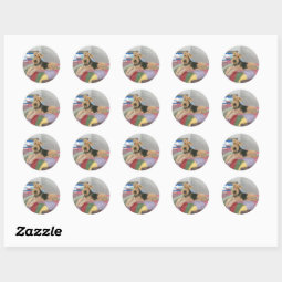 Naptime Classic Round Sticker | Zazzle