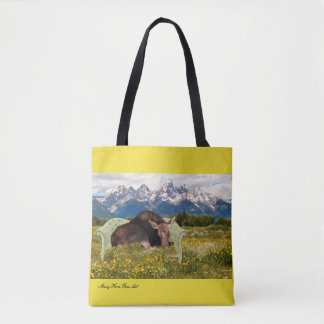 Naptime in the Tetons Tote Bag