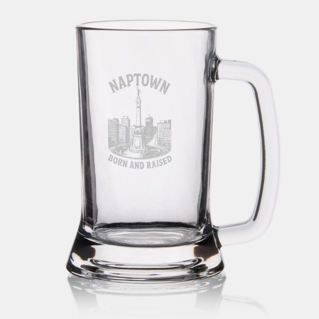 Naptown Indiana Etched Glassware (Glassware)