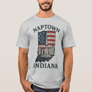 Naptown Indiana Monument Circle Tee