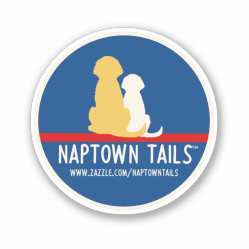 Naptown Tails Dogs Vinyl Sticker