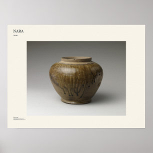 Nara Japanese Urn Art Poster