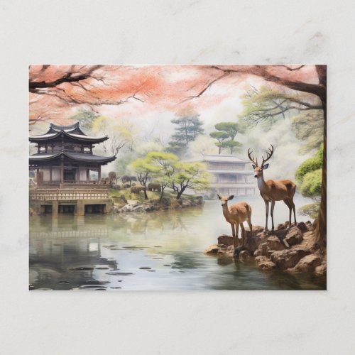 Nara Serenity _ Art Print Postcard