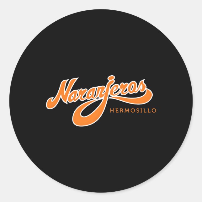 Naranjeros De Hermosillo Classic Round Sticker (Front)