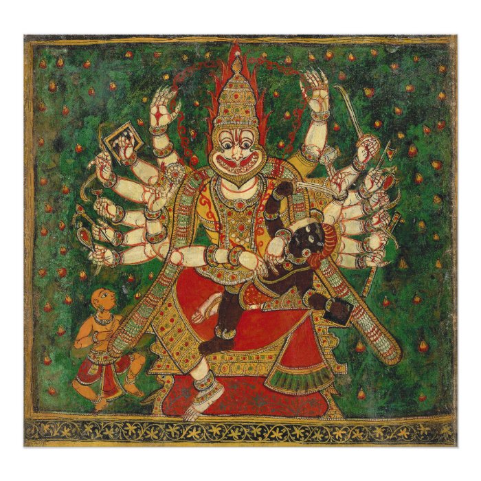 Narasimha Killing Hiranyakashipu On His Lap Photographic Print