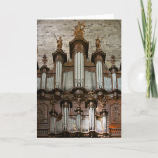 Narbonne Cathedral organ Card