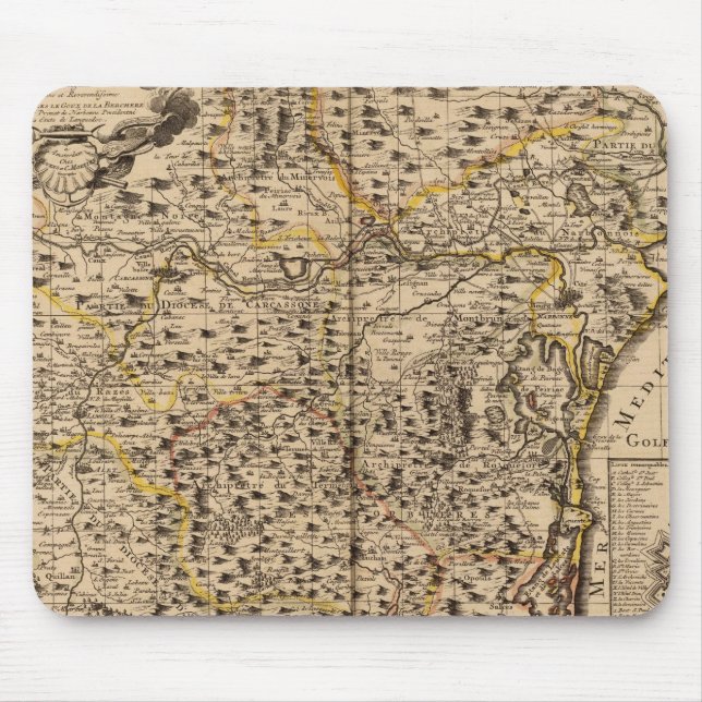 Narbonne France Mouse Pad (Front)
