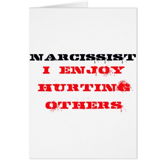 Narcissist Definition Cards (Front)