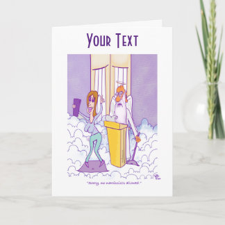 Narcissist Folded Greeting Card