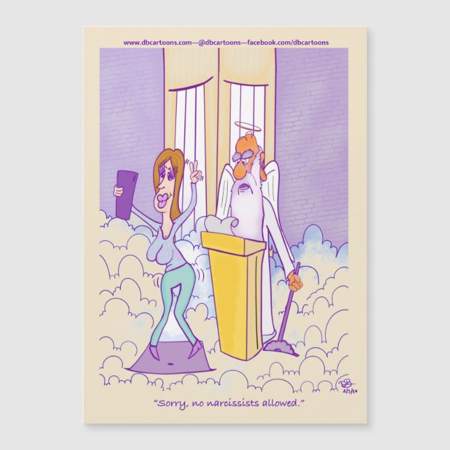 Narcissist Magnetic Card (Front)